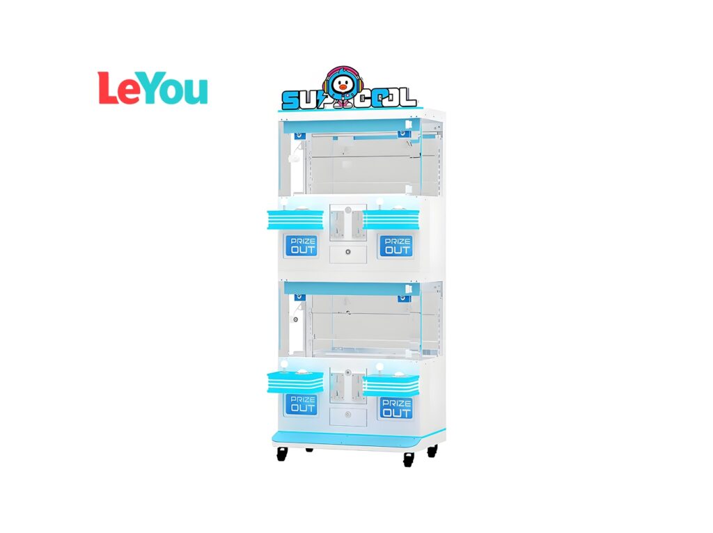 Machine à pince interactive haut de gamme bleue personnalisée